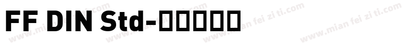 FF DIN Std字体转换